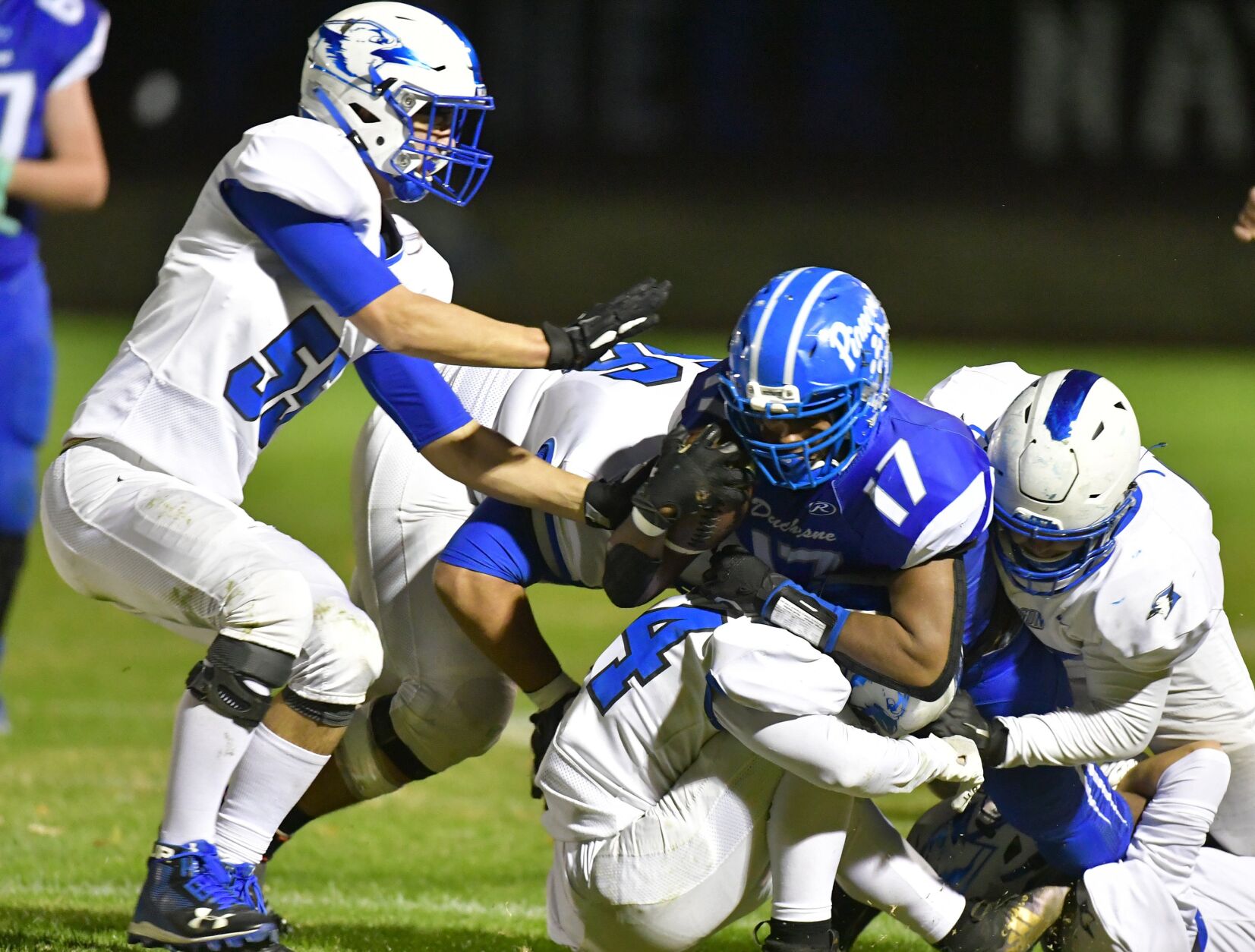Duchesne vs Jefferson in a Class 2 state quarterfinal football game